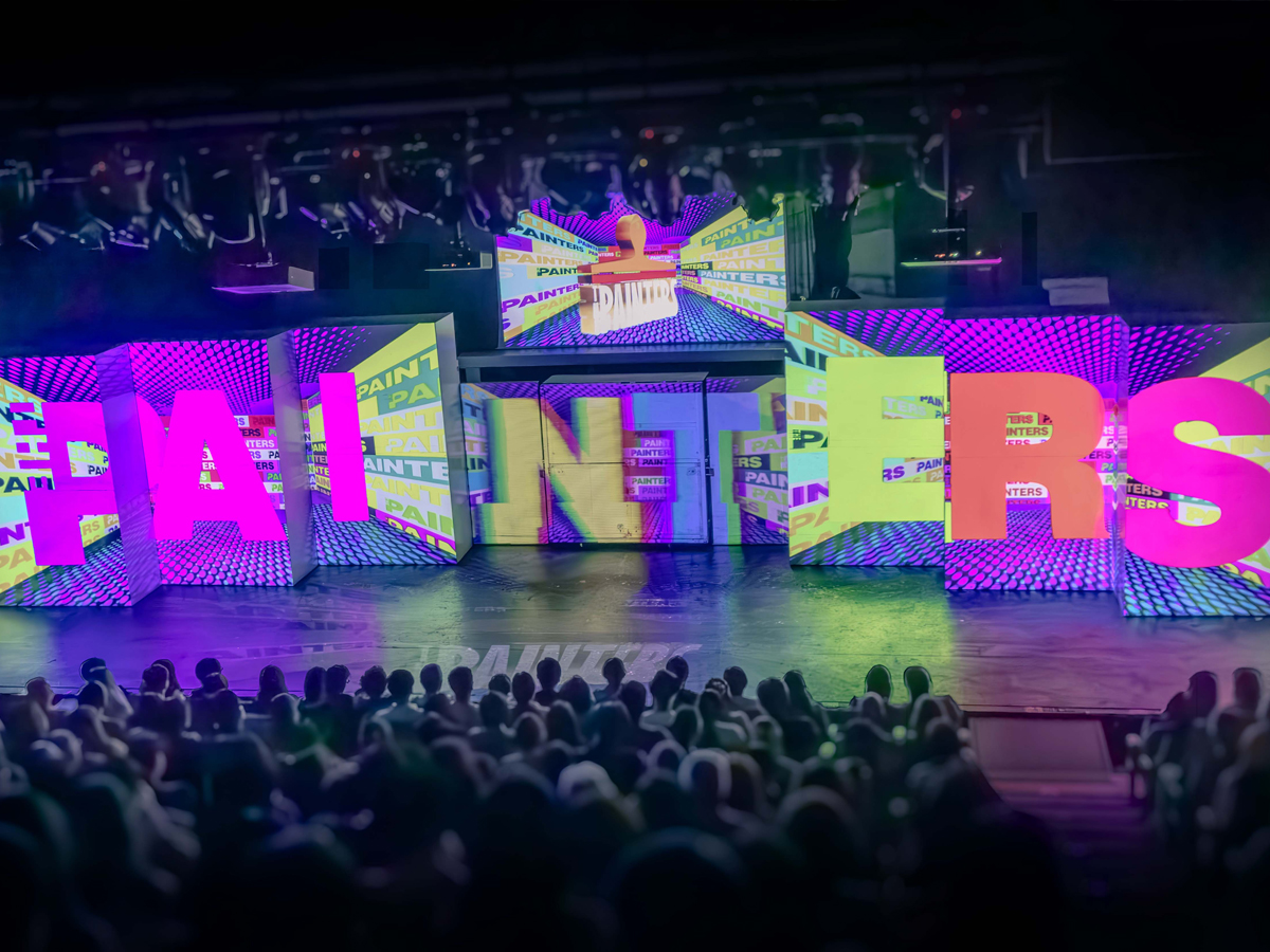 Drawing arts performance painters