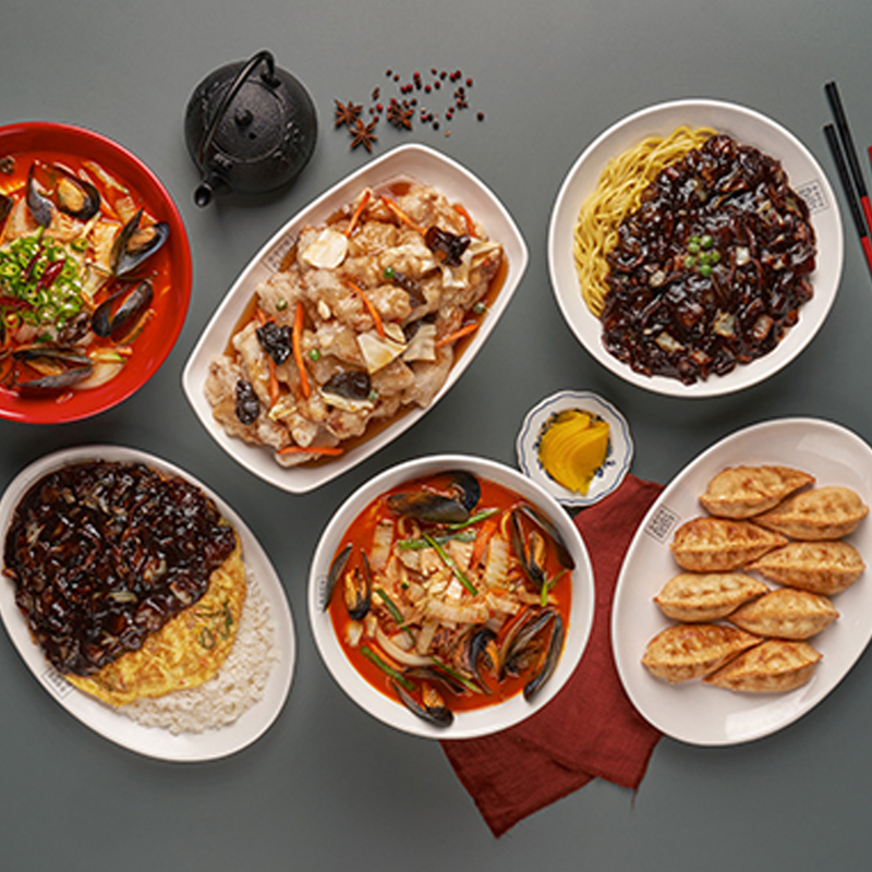 Korean-style Chinese food