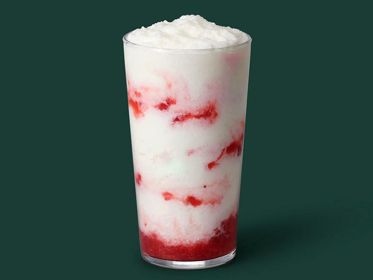 Strawberry Delight Yogurt Blended