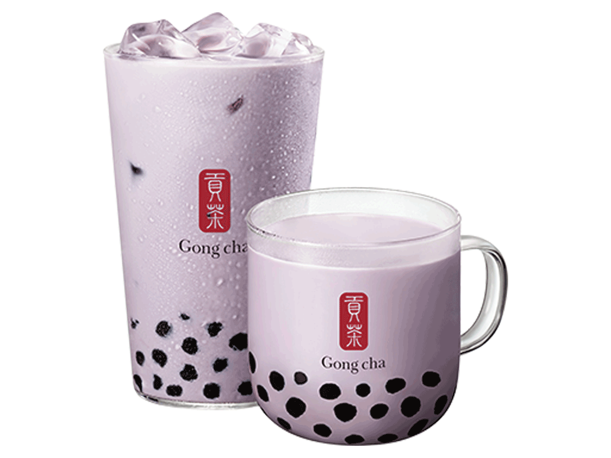 Taro Milk Tea + Pearl