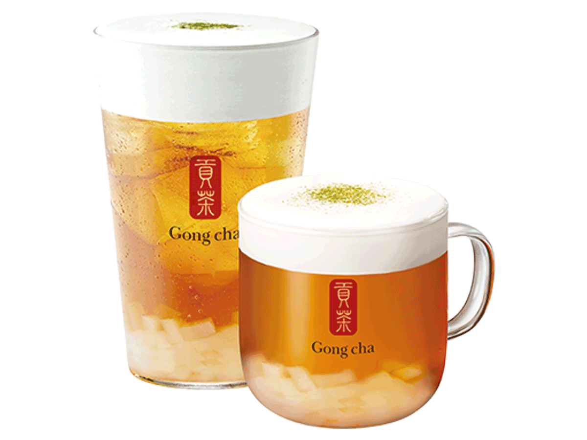 Oolong Tea + Coconut + Milk Foam