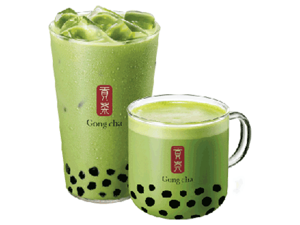 Jeju Green Milk Tea + Pearl