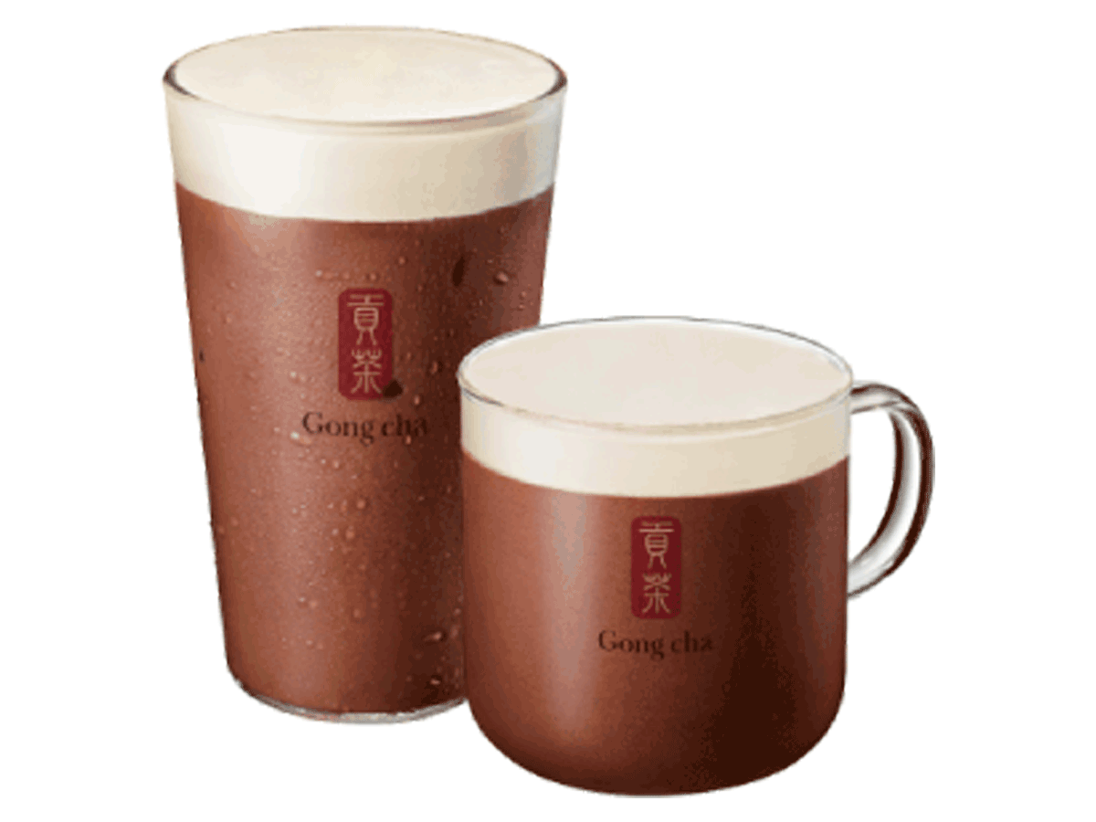 Chocolate Milk Tea + Cheese Foam