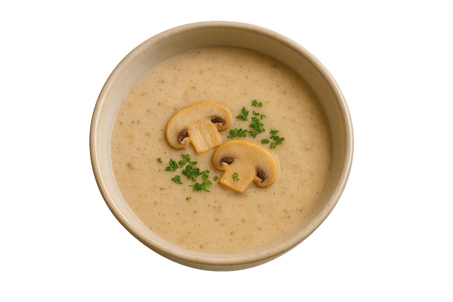 Button Mushroom Cream Soup