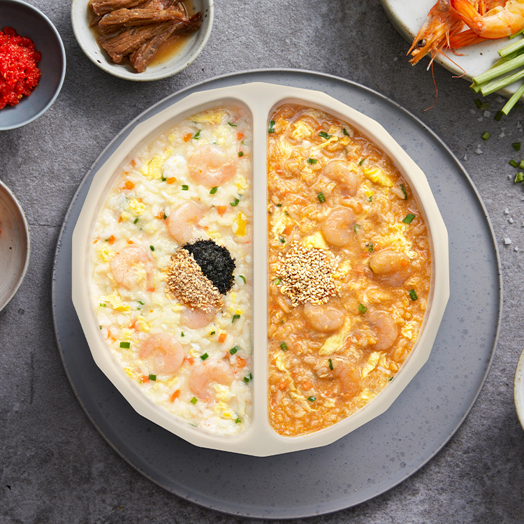 Sesame, Egg & Shrimp Porridge