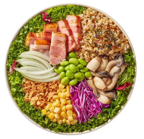 Roasted Pork Belly Poke Bowl