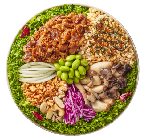 Marinated Beef Brisket Poke Bowl