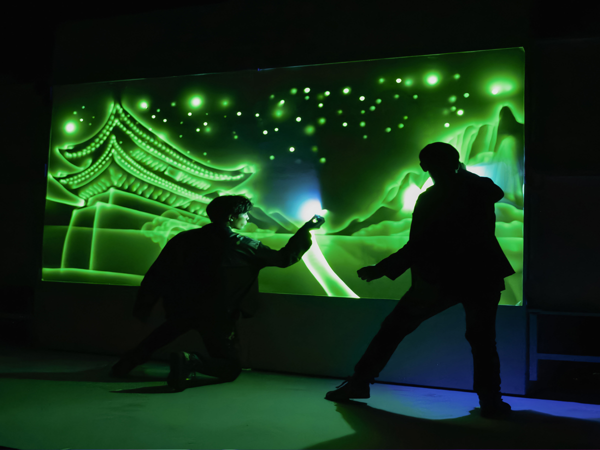 Drawing arts performance painters